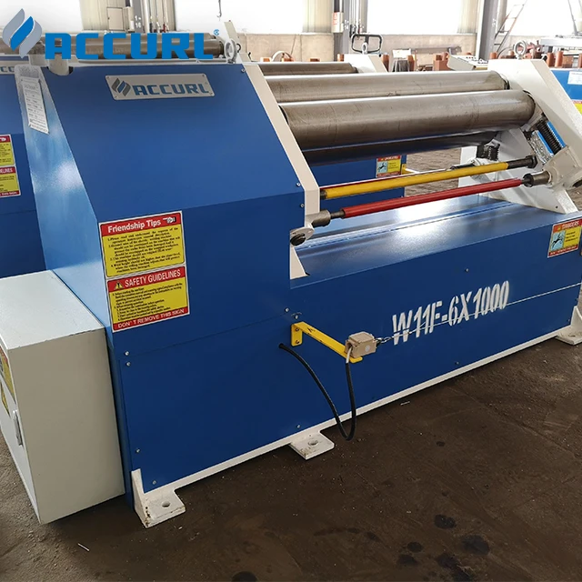 PLC гидравлический трубогиб с ПЛК 3 ролика изгиб машина завальцовки сталь гибка листового металла машины