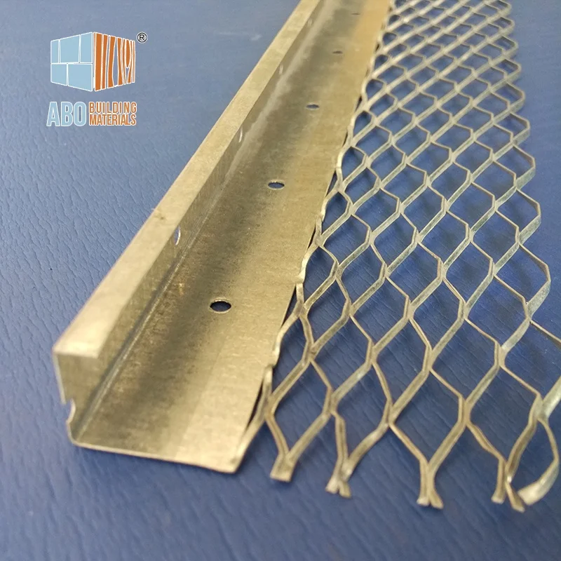 Plaster stop beads Casing beads Expanded flange casing beads