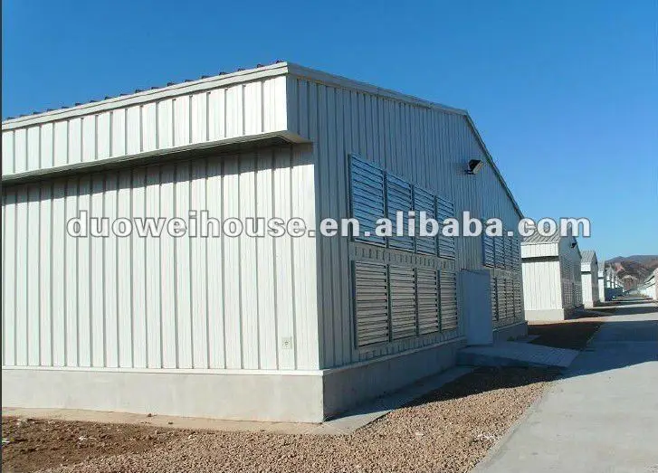 
Duowei Elmtaryd Steel Structure Poultry Sshed Chicken House Building 