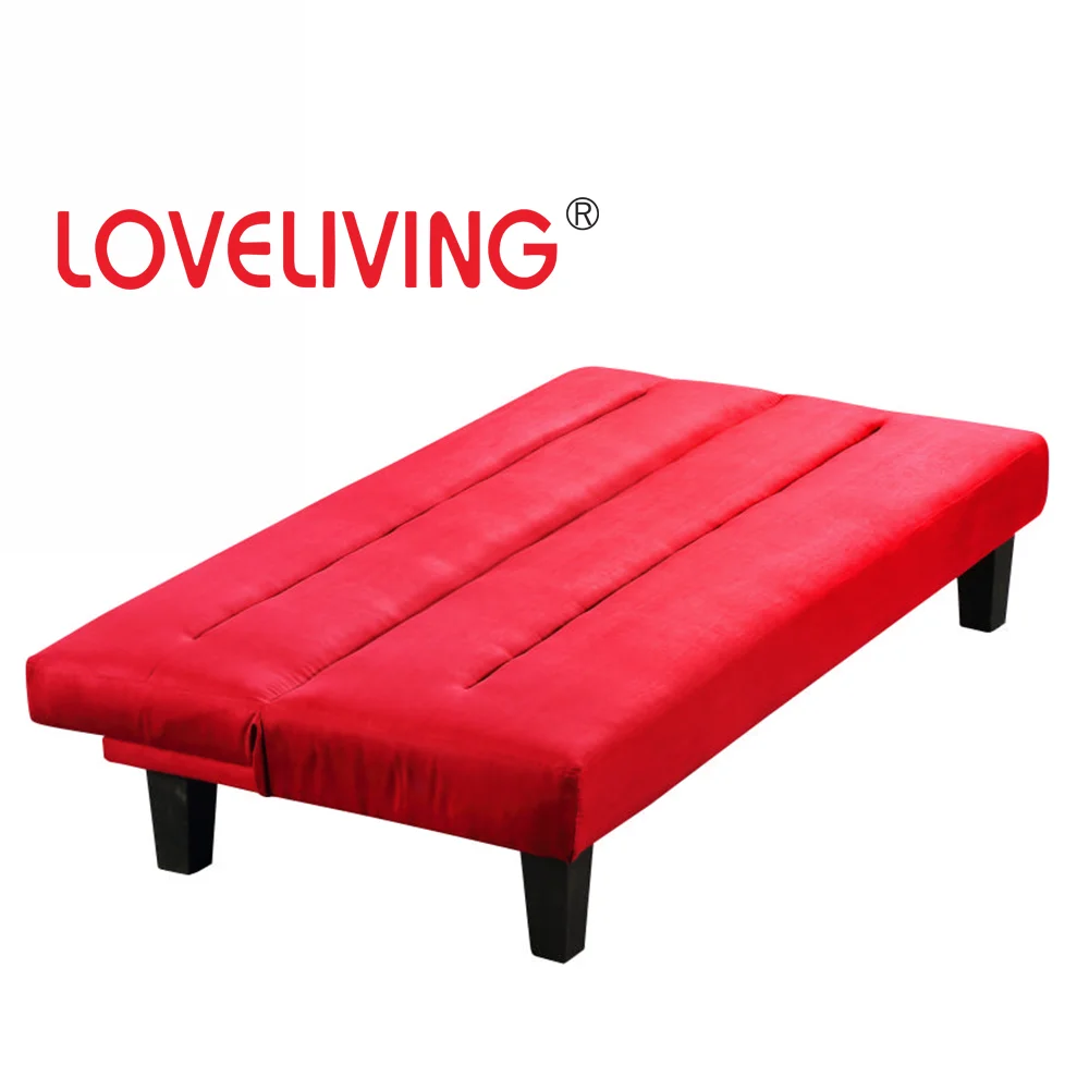 Fabric sofa Bed,Red