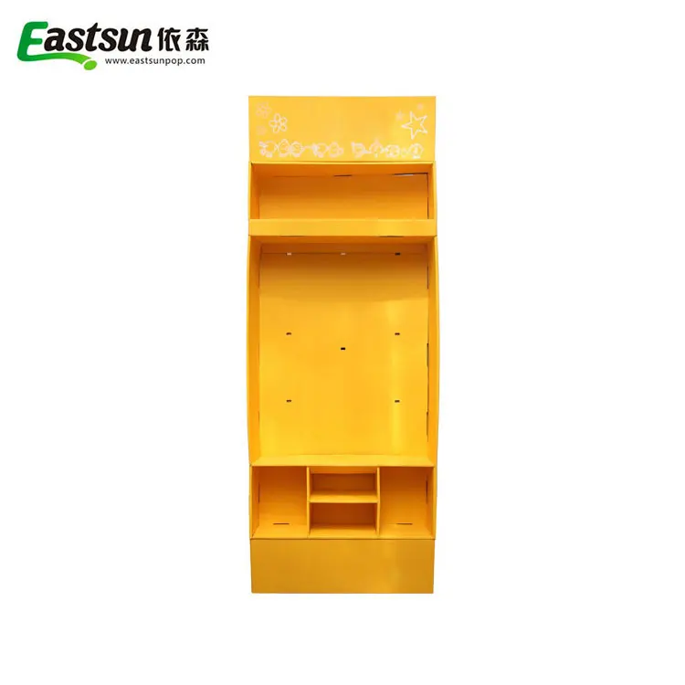 
Promotion Customized Corrugated Floor Cardboard Display Stand 