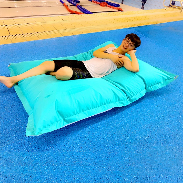 Custom Wholesale Summer Pool Bean Bag Popular Outdoor Beach Bean Bag Large Waterproof Floating Bean Bag Lazy Sofa