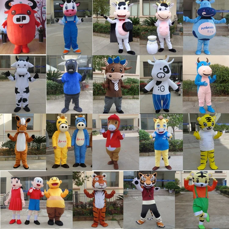 
Adult plush hot sale mascot costume in stock 