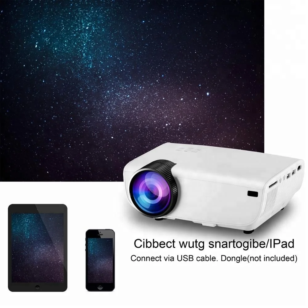 Wholesale small portable lcd panel projector 3d 1080p hd japan video projector for world cup