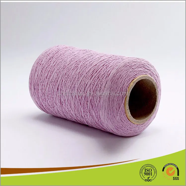 Shaoxing Textile 90#/100/2 Rubber Coated Yarn Double Coated Yarn