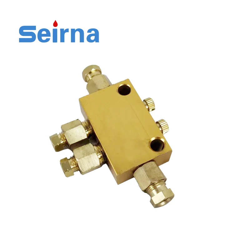 ATK lubricant grease distributor valve with oil lubrication pump for Resistance lubrication system adjustable oil distributor