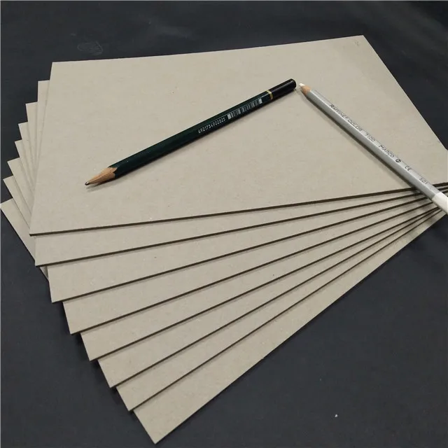 
grey board 3.0mm 4.0mm two side binding board gray board for paper boxes 