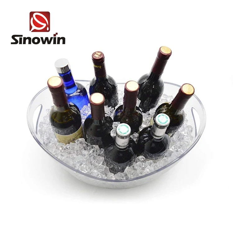 Beer  Cooler Bar Wine Ice Buckets Customized Plastic Ice Bucket for Promotion Gift