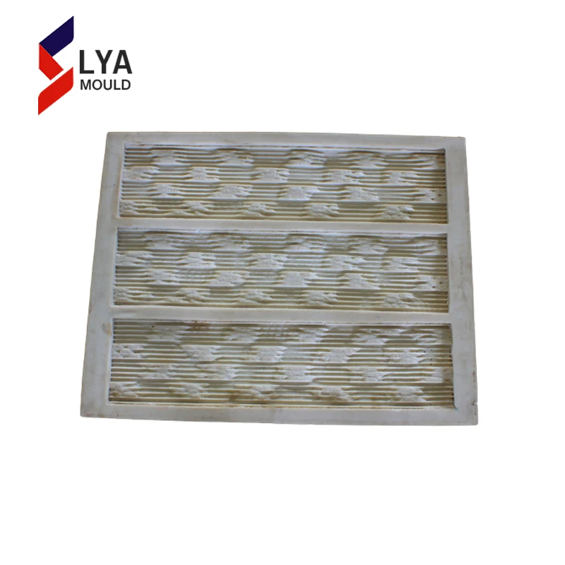 veneer silicone rubber 3d wall panel molds for production artificial stone