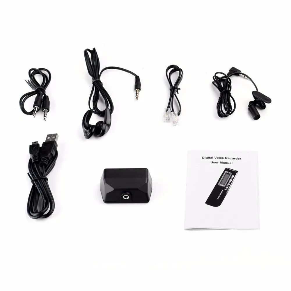 Multifunction LCD Screen Dictaphone 8GB MP3 Player Digital Voice Recorder