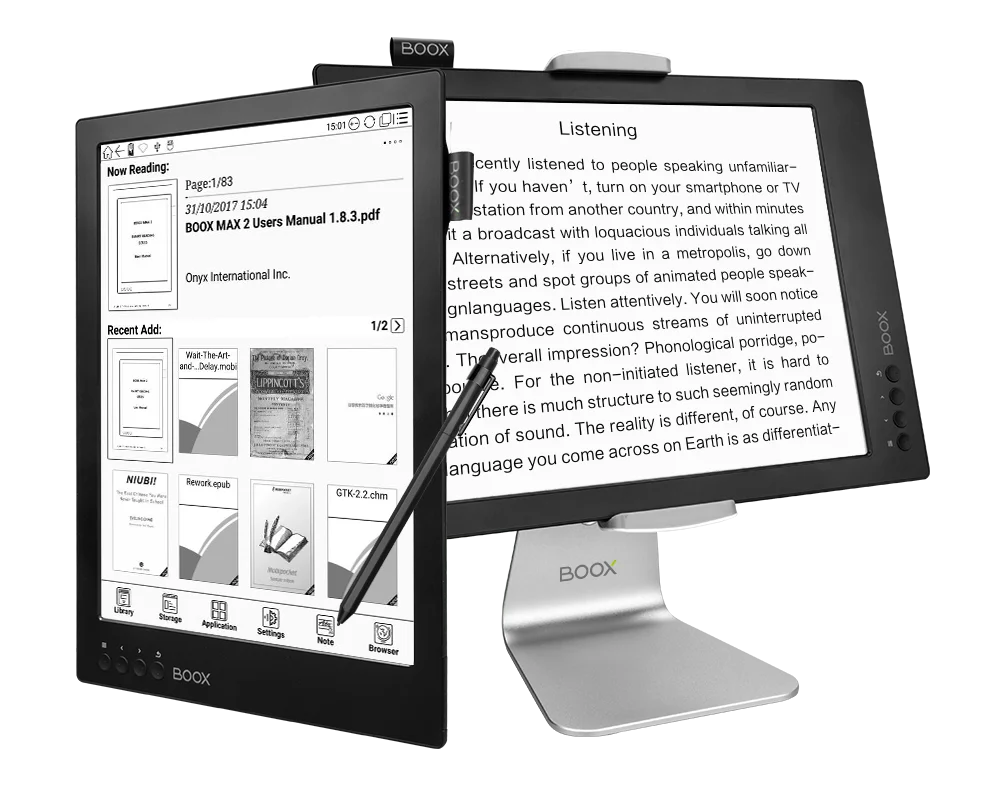 Электронная книга Onyx Boox Max2 13 3 дюймовый экран eink с функцией боковой записи