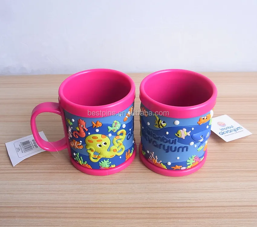 Рекламные кружки из ПВХ с крышкой из Турции в стамполе