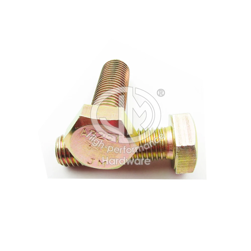 BSW Standard ASTM A307 ZP Hex Bolts