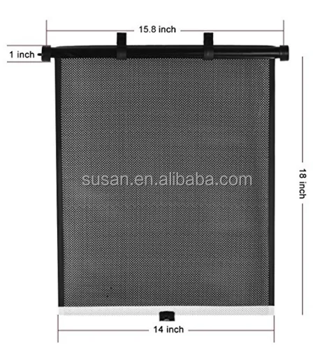 
electric car roller sunshade car window sunshade curtain 