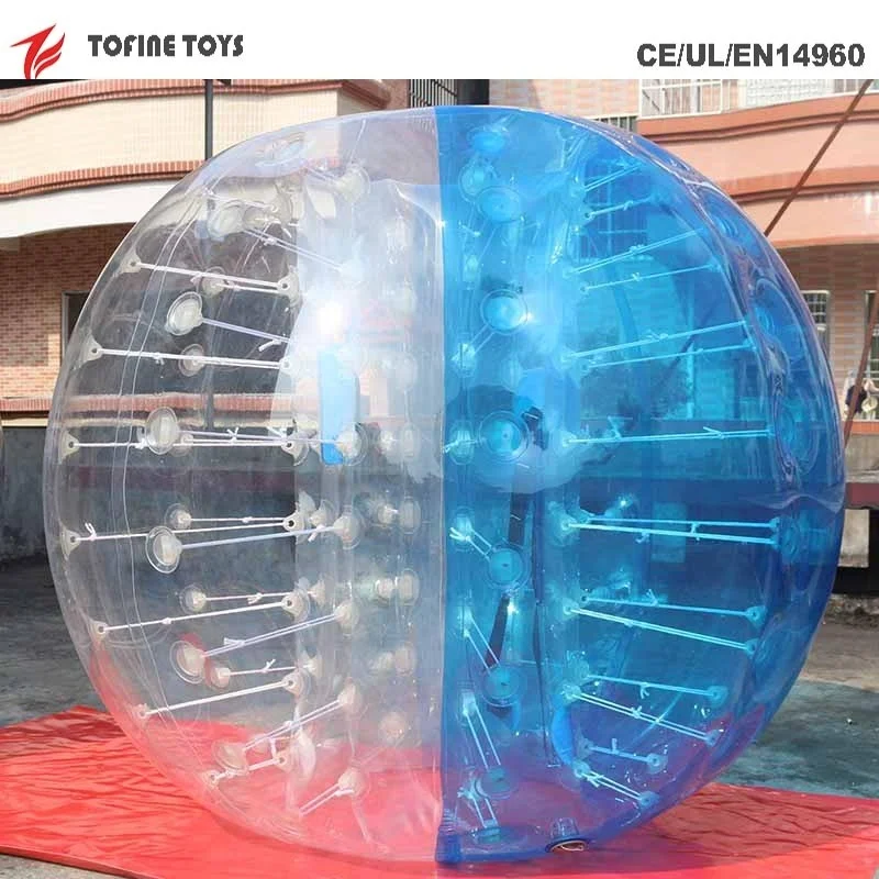 adult size human inflatable bumper bubble knocker ball