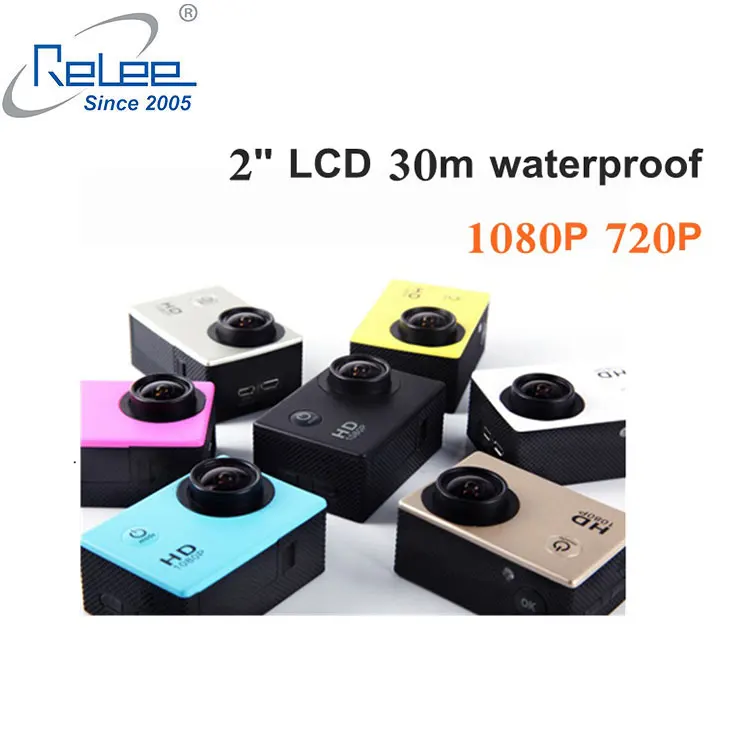 Cheap promotional sport camera waterproof motion dv diving camera