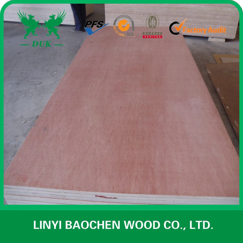 9mm red hardwood/meranti/lauan plywood