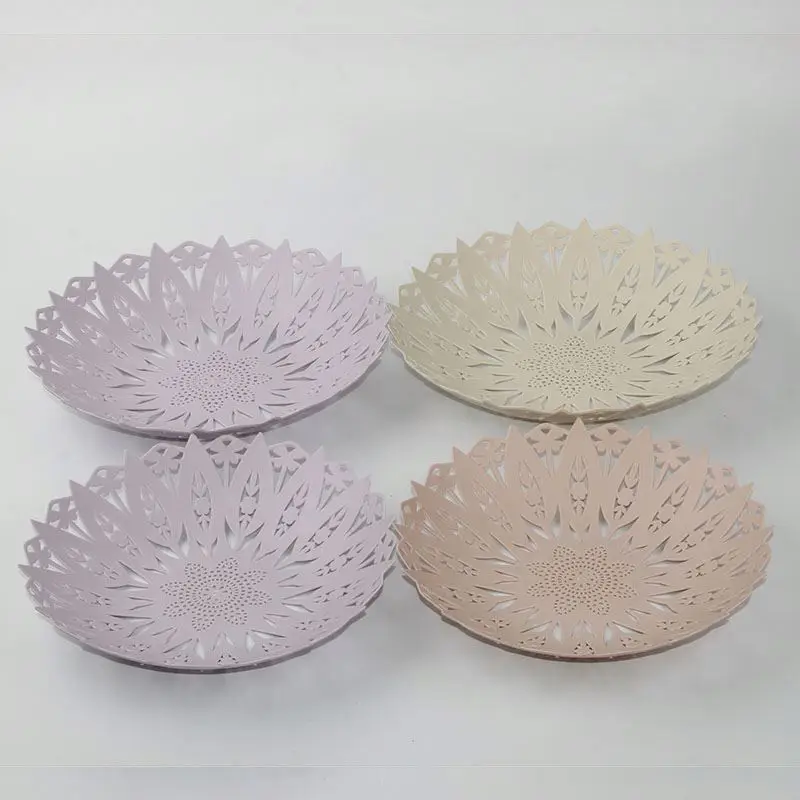 Flower shape Plastic bread basket Made in China