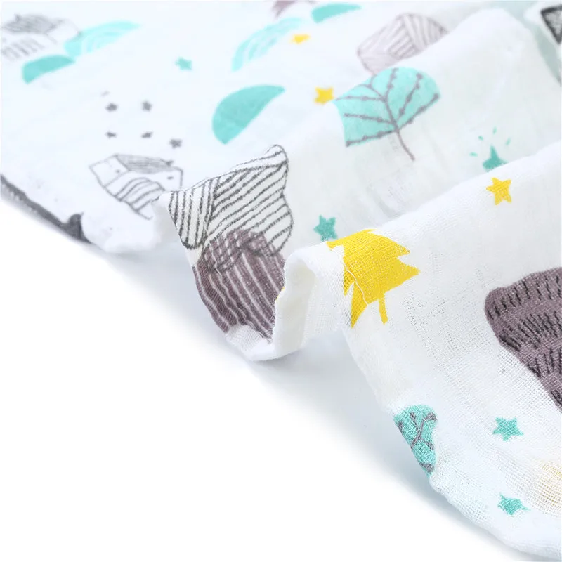 
Baby Blankets Newborn Muslin Swaddle Wrap Cotton Inbakeren Double Gauze Swaddle Soft Kids Bed Blanket 