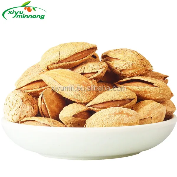Chinese Premium Roasted and Salted Almond nuts with shell for sale