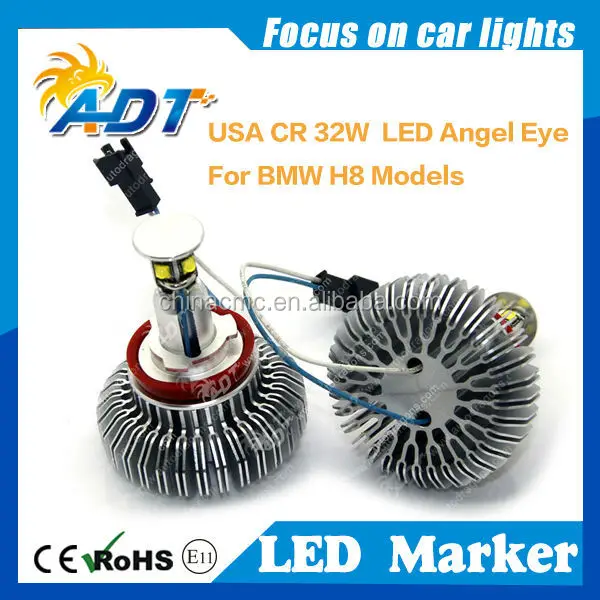 Последним H8 32 Вт E60 E92 E93 X5 LED CR EE 32 Вт e92 angel eyes для bmw
