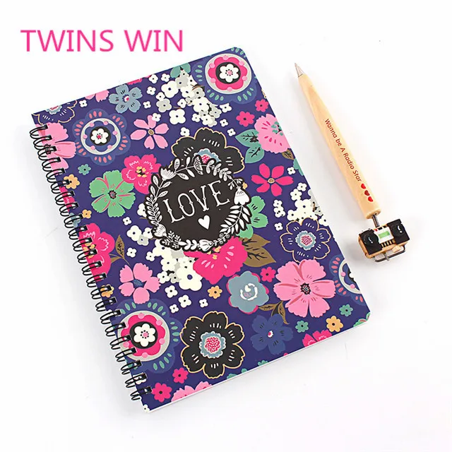 OEM customised stationery set wholesale Canada best selling colorful paper notebooks and spiral notebooks for woman 1195