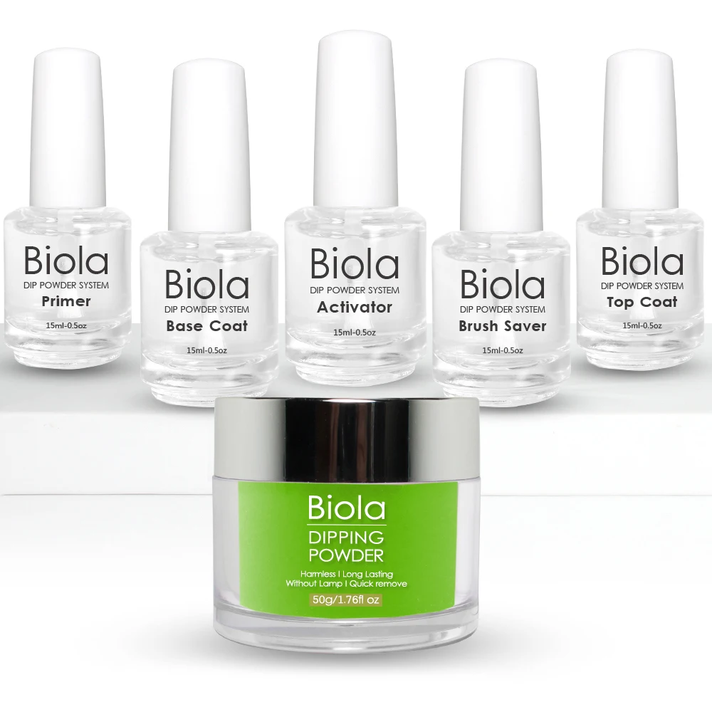 3 in 1 Dipping powder nails system perfect match gel polish and nail lacquer