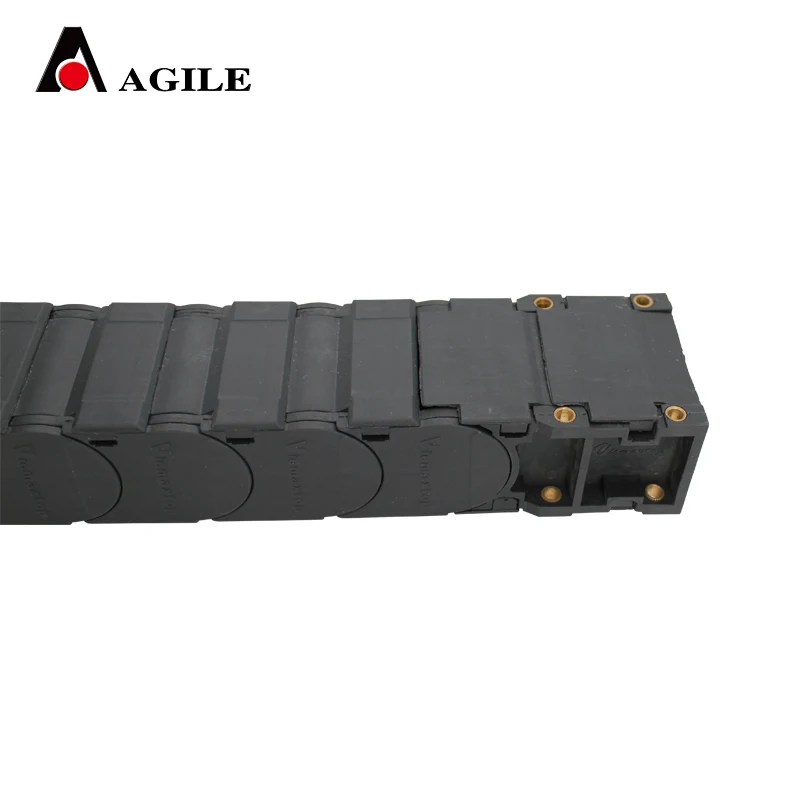 
40*50 TUB tight sealed enclosed type flexible nylon cable guide chain for machining center 