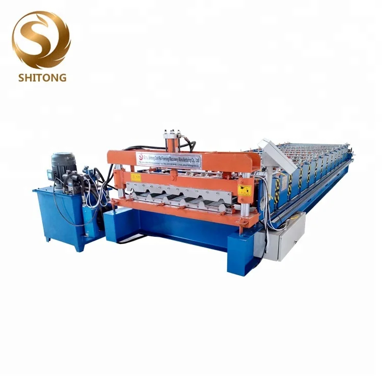 IBR Metal Roofing Sheet Making Roll Forming Machine with whole production line