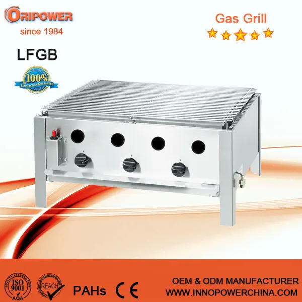 ISO 9001 certified Stainless steel gas cooking grills