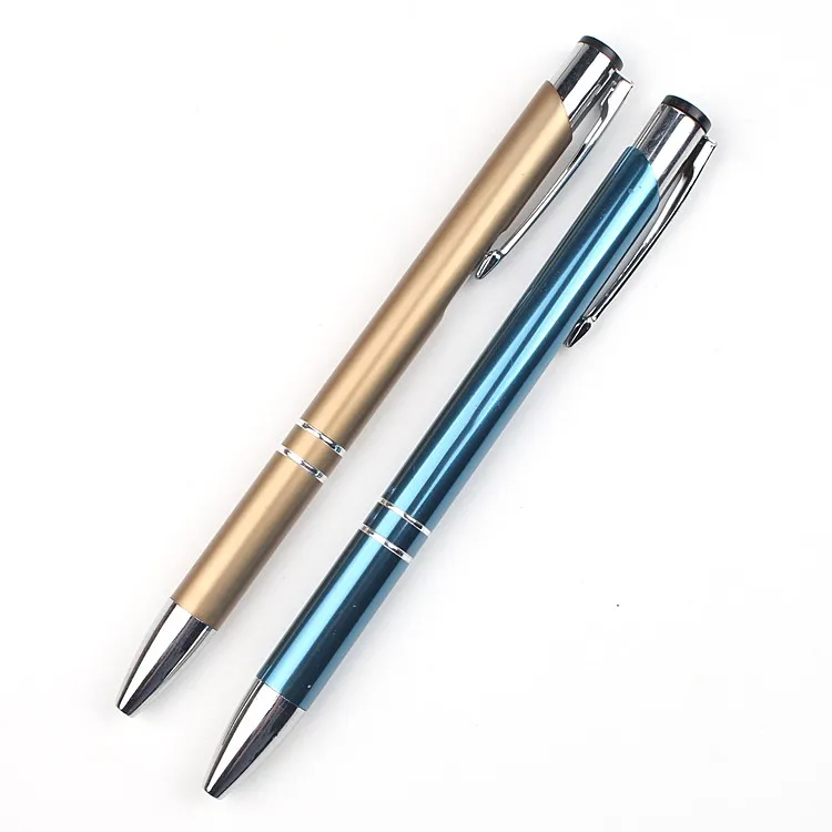 Hot sale advertising latest promotional pens with logo printed metal ball pen for promotion