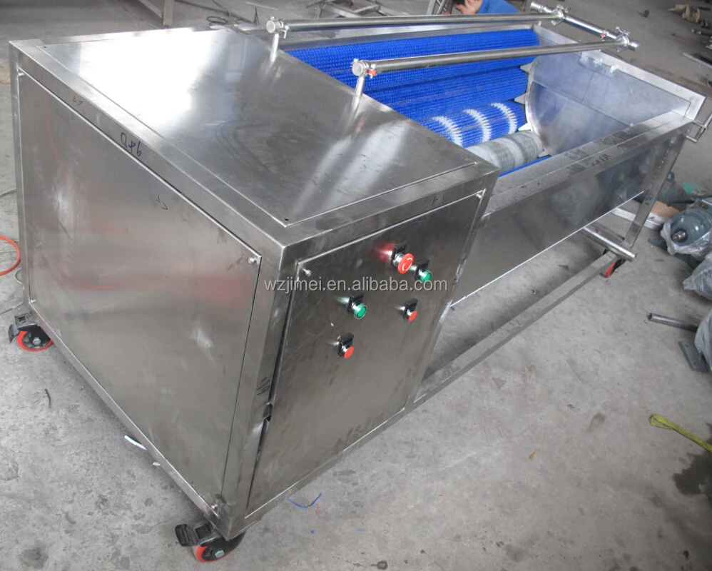 Brush roller type industrial potato peeler machine