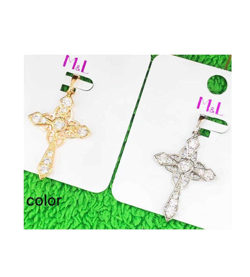M & L Xuping Модный кулон с 18K позолоченным крестом ювелирные изделия золотой