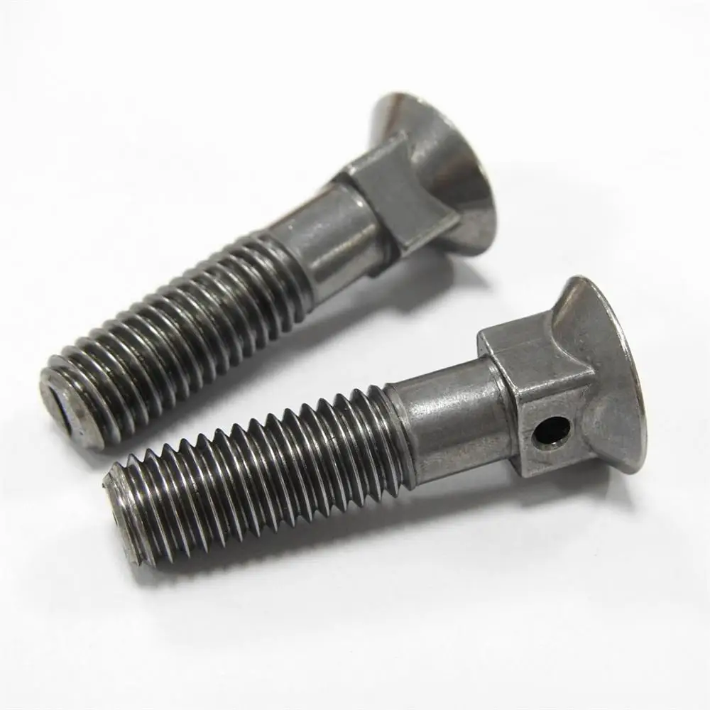 High Quality DIN 603 Hex Bolt Carbon Steel Drilling Carriage Square Neck Bolts Cold Forged Special Fasteners
