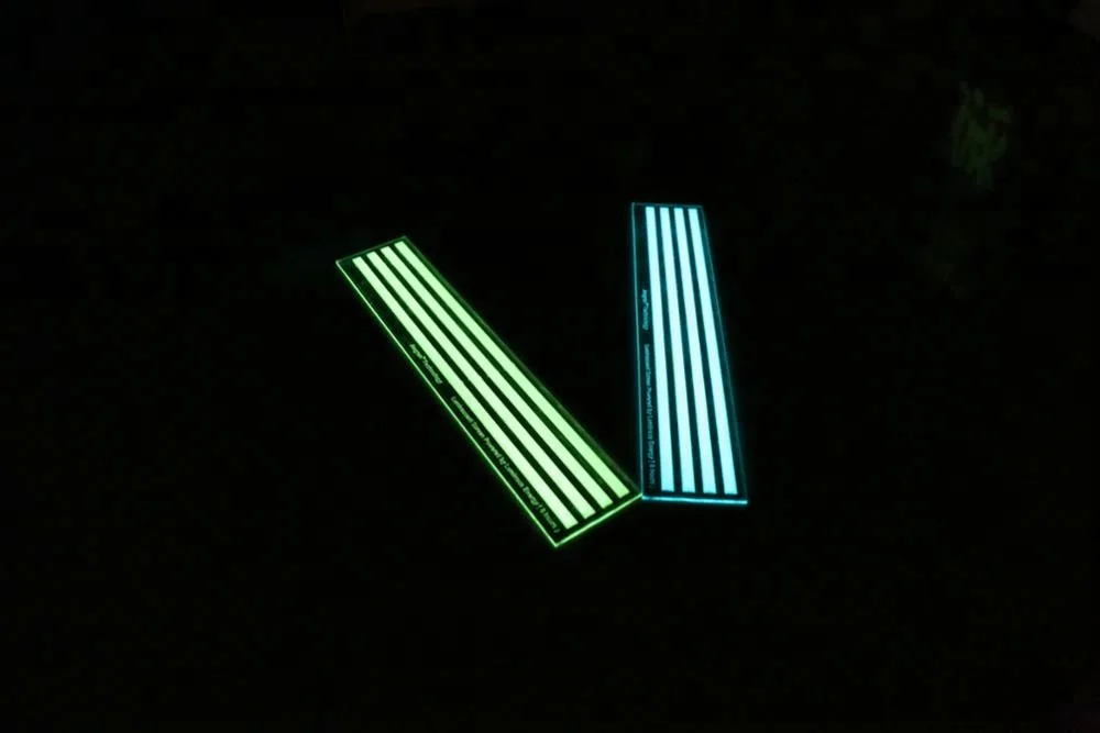 Factory Price Glow in the dark Insert Anti Slip Green Stair Nosing luminescent Strip