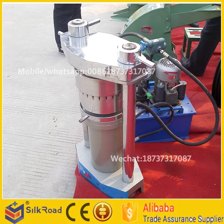 small Best factory price cold press castor oil machine