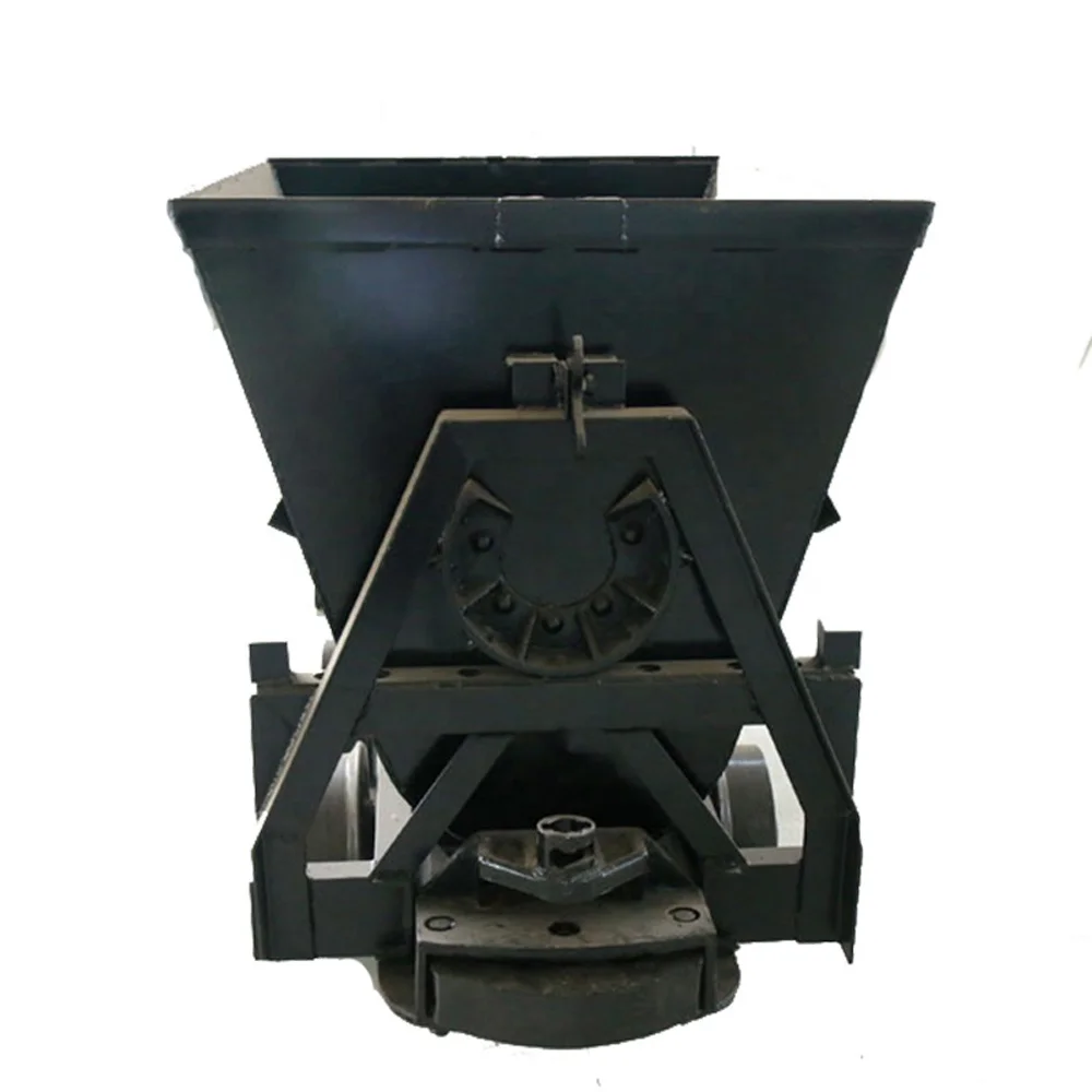 High Quality Complete Category KFU Series Bucket-tipping Mine Car Iron Coal Mining Ore Carts For Transportation