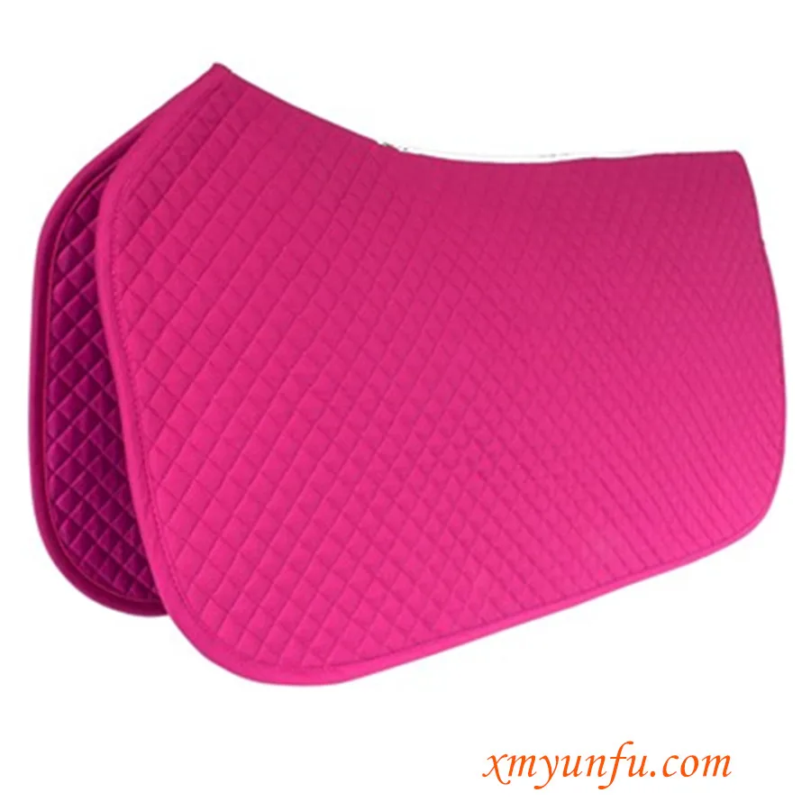 Horse Racing Product Yellow Western Neoprene Felt Saddle Pads