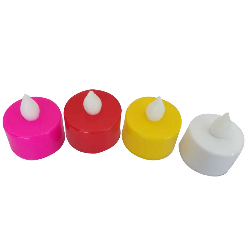 Популярная батарея, светодиодная чайная свеча, работающая от пламени, светодиодная электронная лампа, пластиковая мини светодиодная свеча