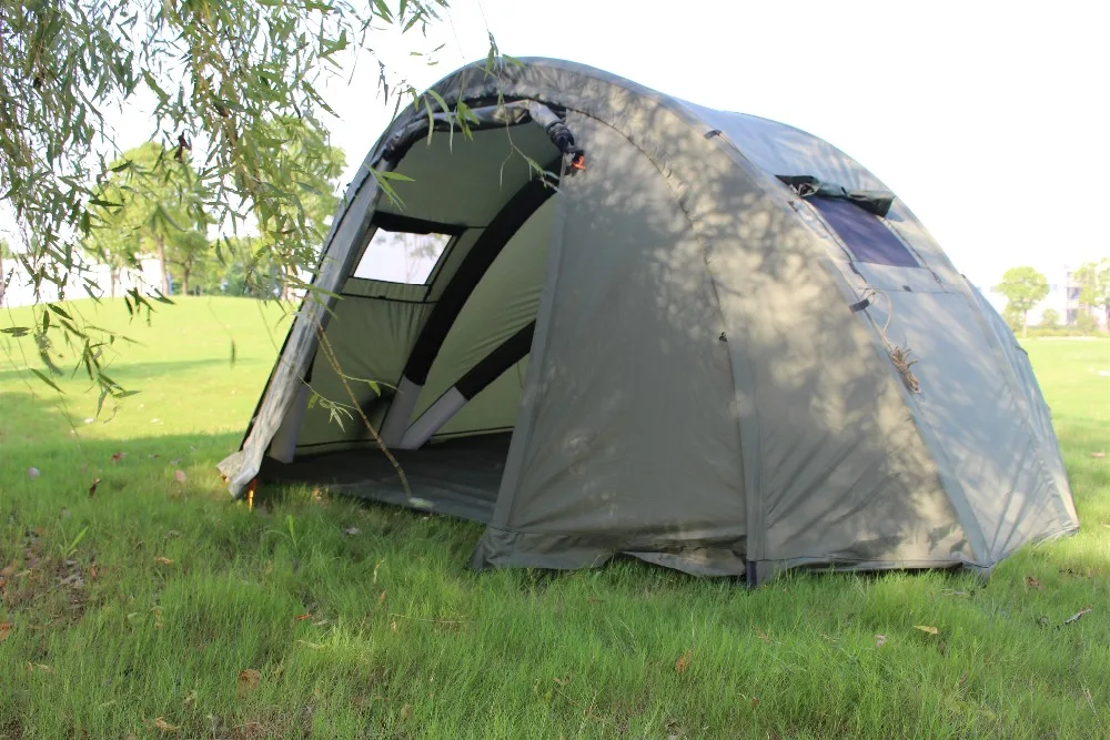 Canvas Pop Up Cube Ice Carp Fishing Tent Bivvy for Carp Fishing
