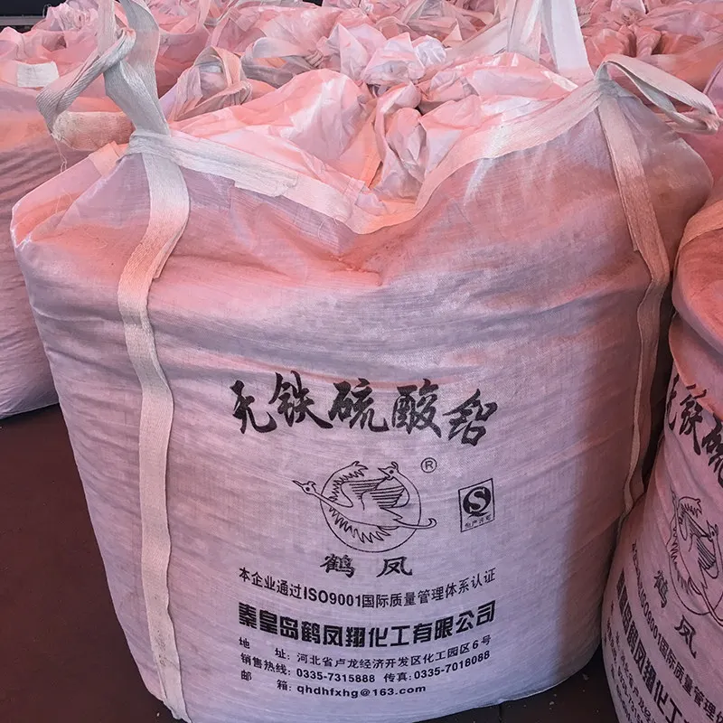 manufacturing process flocculant alum sulphate