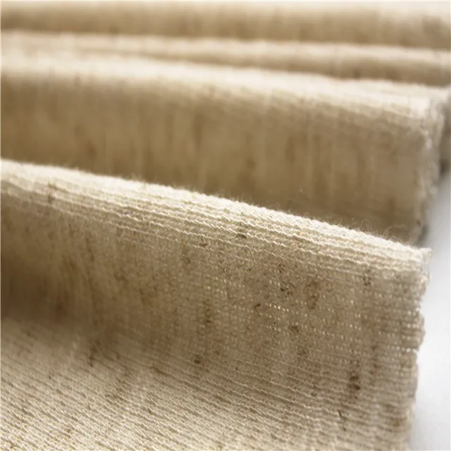 Высококачественная трикотажная ткань из льняной вискозы для футболок