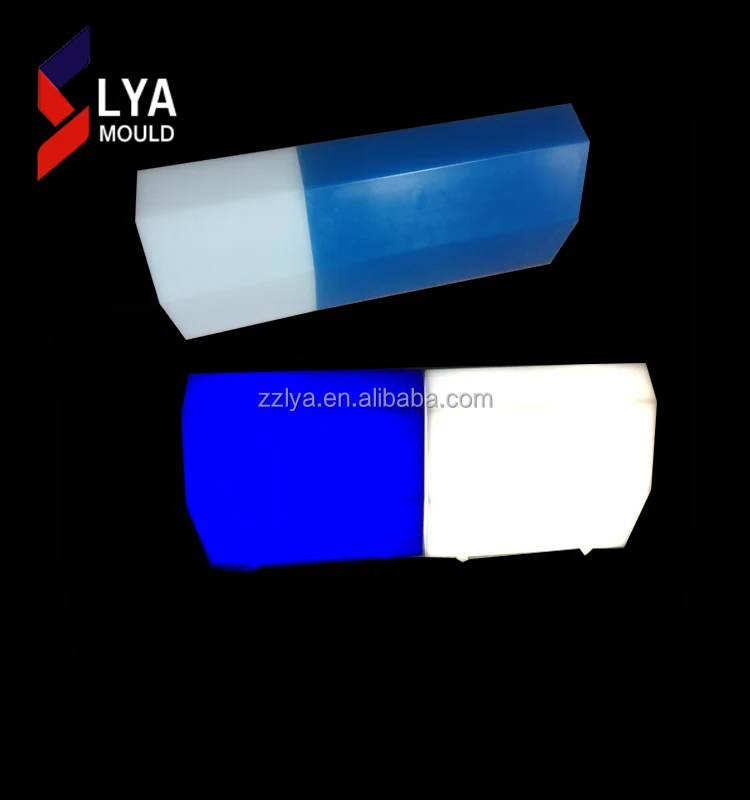 led light plastic curb stone road side pavement factory price