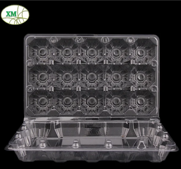 Прозрачный пластиковый блистерный лоток для яиц 8/12/15/20/24/30 шт.