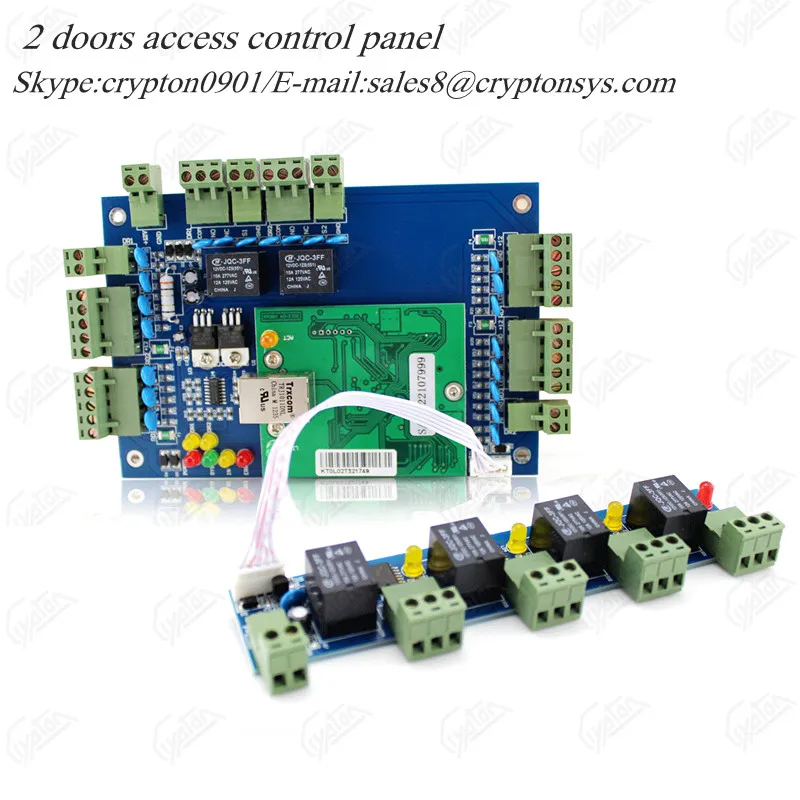 tcp/ip network double doors access controller