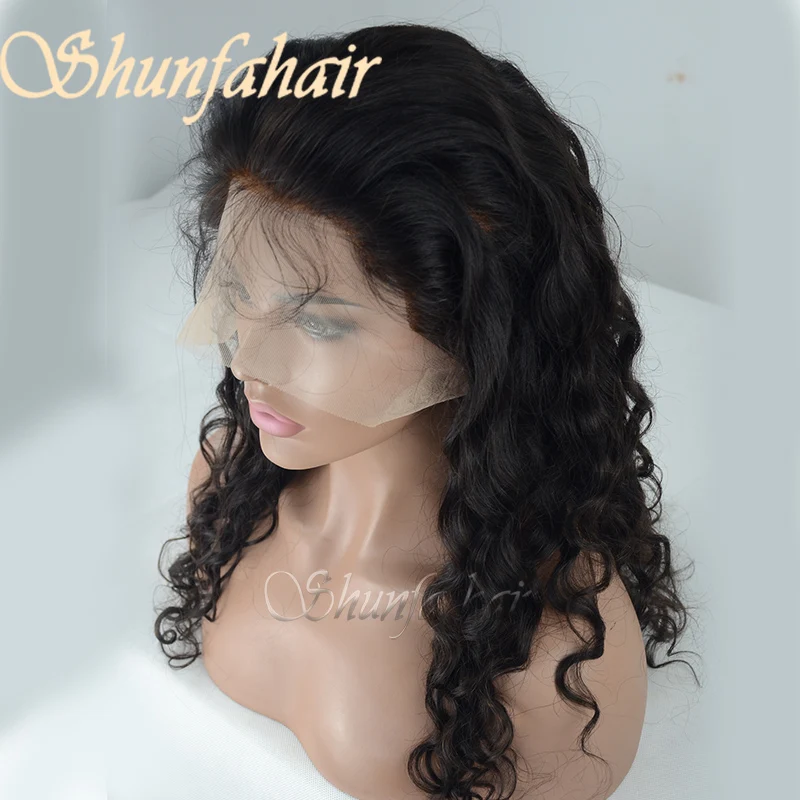 lace wig silicone adhesive , human hair silicone wig , silicone base wig