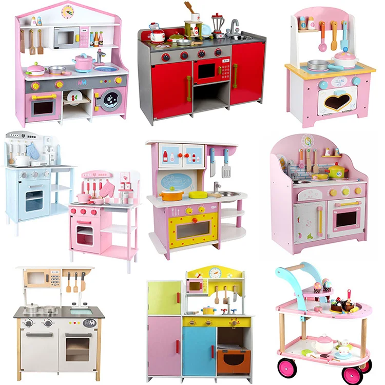 Мини ролевые игры деревянный мороженое торговый грузовик пуш-ап магазин мороженого игрушечная тележка