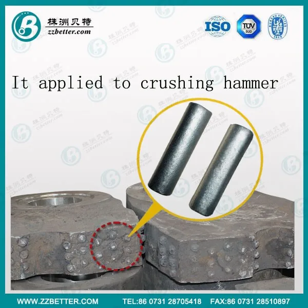 Крестики на основе wc (карбид вольфрама стержней/карбид титана стержни для затвор гидромолота