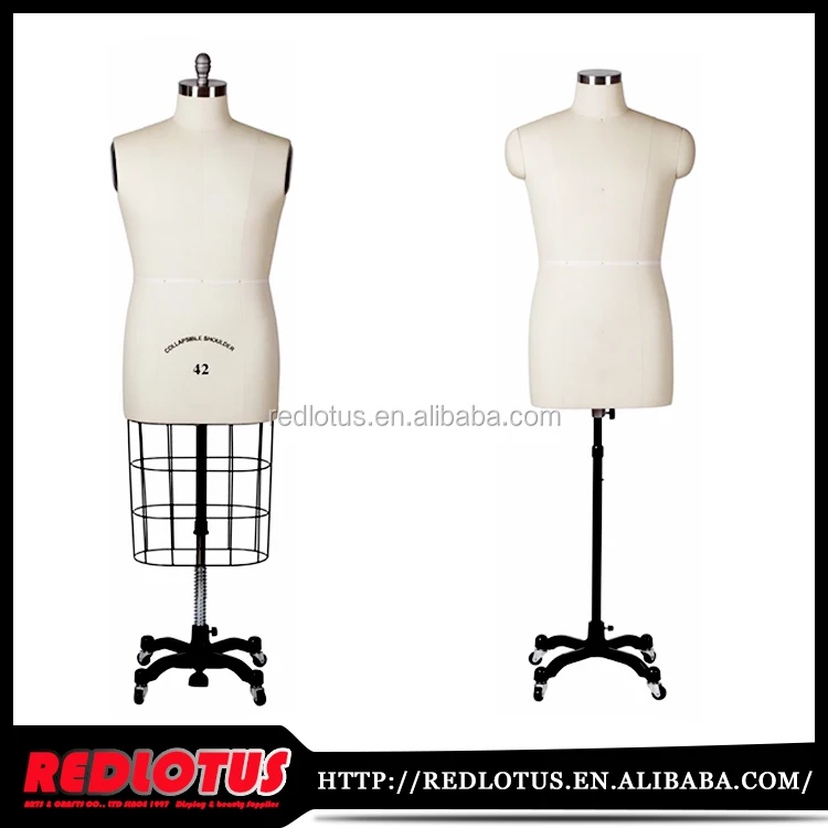 
Fiberglass female adjustable standing professional dressmaker form 