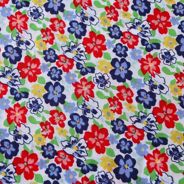 Gots certified organic cotton Factory hot sales 100% cotton custom print new style plain Japanese voile fabric